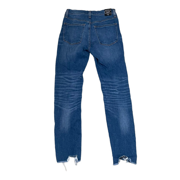 J. Crew Womens High-Rise Skinny Jeans Size 26 Distressed Stretch Denim 27X28 - Picture 5 of 5